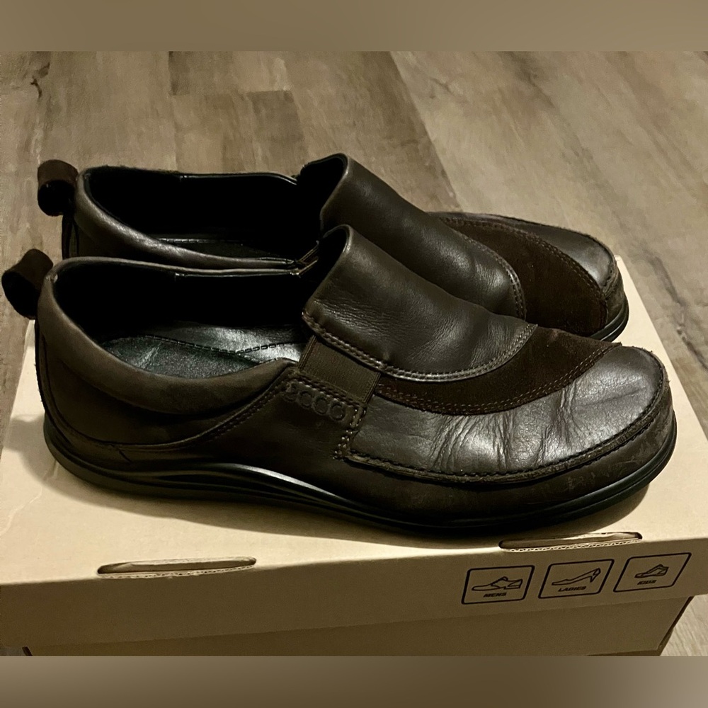 Ecco Women's Brown Leather Loafers